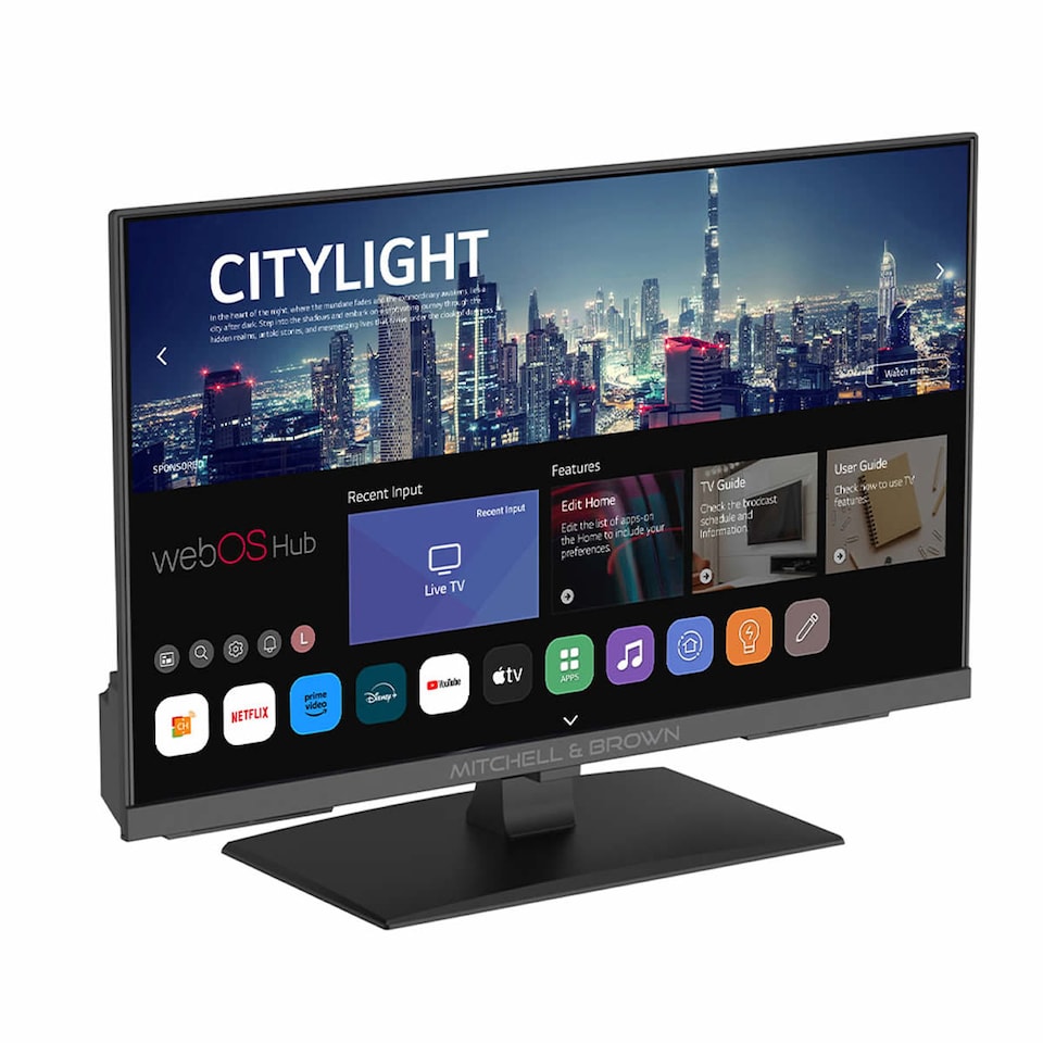 image 1 of Mitchell-and-Brown JB32DVD1811ST 32inch SMART LED HD Ready Freesat 12v Built-in DVD