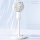 image 7 of HOMCOM 9 Pedestal Fan, 70 Oscillation 90 Vertical Tilt Oscillating Air Circulator with 3 Speeds, Standing Fan for Home Office, Bedroom, White