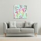 image 2 of Multi Coloured Leopard Spots (Canvas Print) 127 x 127 x 4cm