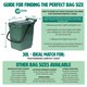 image 4 of All-Green 30 Litre Compostable Food Waste Bin Liners - 3 Rolls