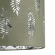 image 4 of Fern - Sage Green Cut Out 25cm Pendant Lightshade Green | Silver