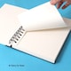 image 4 of Spiral Sketch Book 80 Sheets 13.9 x 20cm