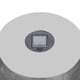 image 4 of Teamson Home Outdoor Garden Decor 2 in 1 Round Large Solar Powered Lantern LED Light
