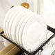 image 8 of HOMCOM Over The Sink Dish Drainer Rack, 2 Tier Dish Rack for Kitchen, Black