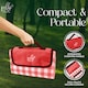 image 4 of Pelle & Sol Red Picnic Blanket Waterproof 200x140cm