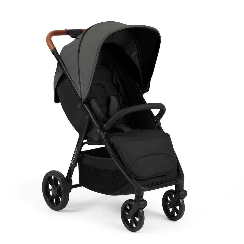 image 1 of Stomp Stride Stroller – from Birth to 22kg, Extra-Large Seat, Multi-Terrain Wheels, Raincover & UPF 50+ Hood (Charcoal Grey)