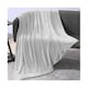 image 1 of Ezysleep Faux Mink Super Soft Throw Plush Luxury Blanket Cozy Home Decor | Grey | Silver