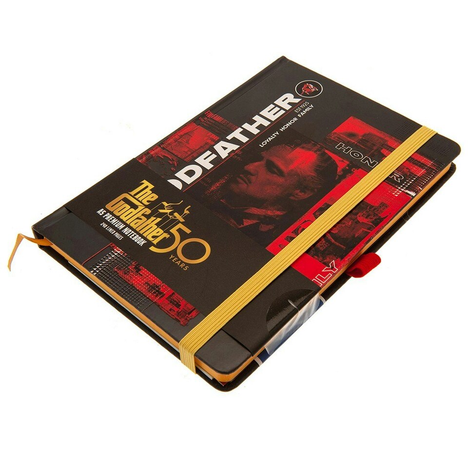 image 1 of The Godfather Premium A5 Notebook - Red/Black/Yellow - One Size