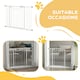 image 9 of Pressure Fit Safety Gate w/ Auto Closing Door, for Small Medium Dogs, 74-100cm