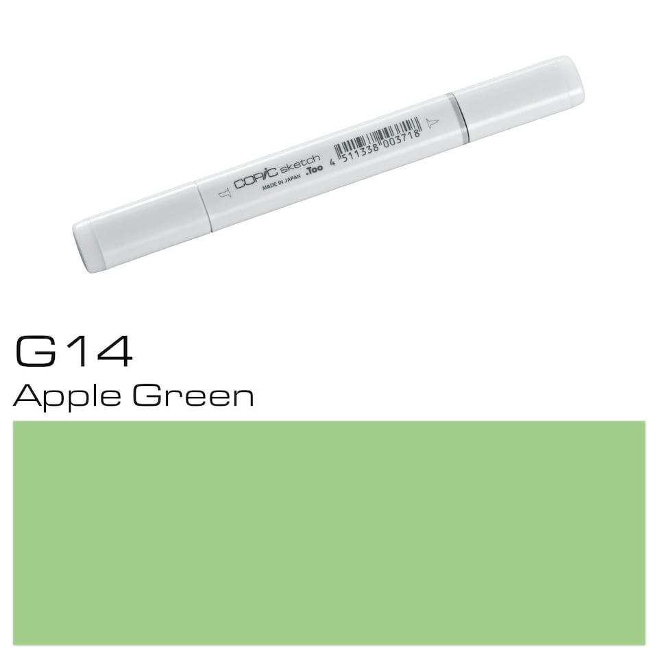 image 1 of Copic Sketch Marker, Apple Green, Single Pen