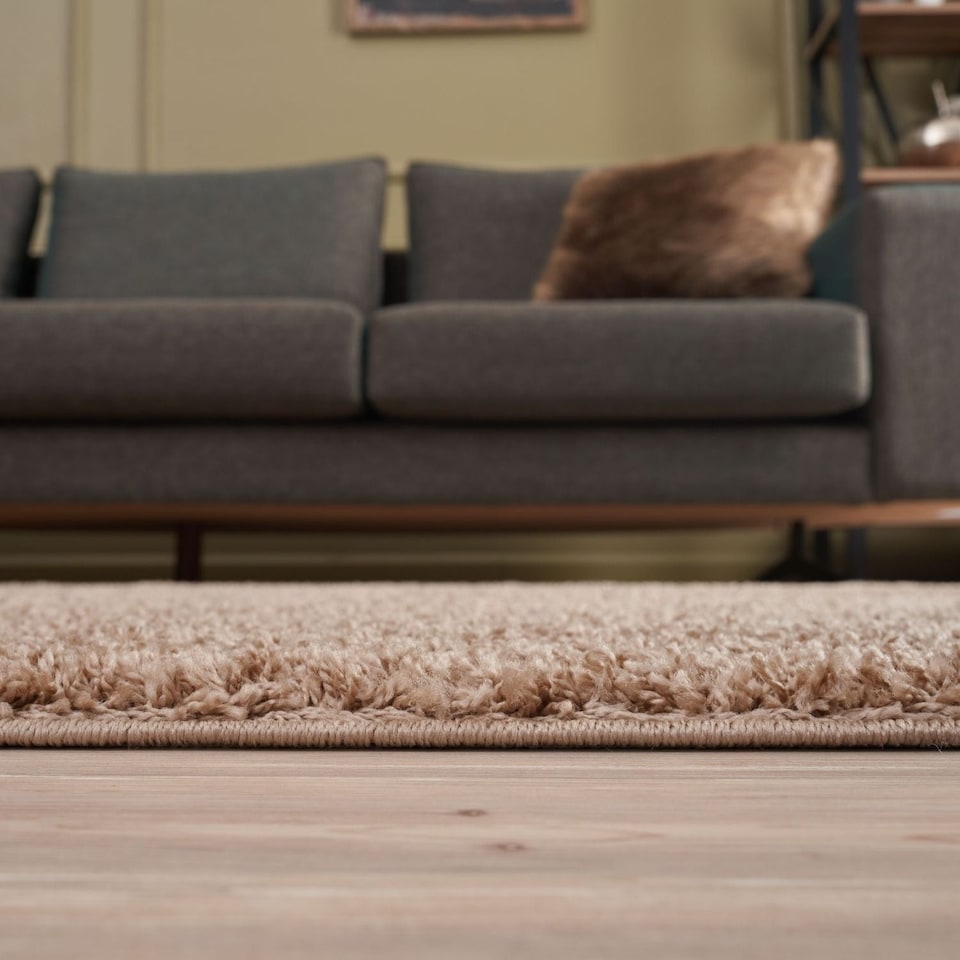 image 1 of The Rugs Myshaggy Collection Plain Soft High Pile Shaggy Floor Rugs and Runners Living Room Bedroom