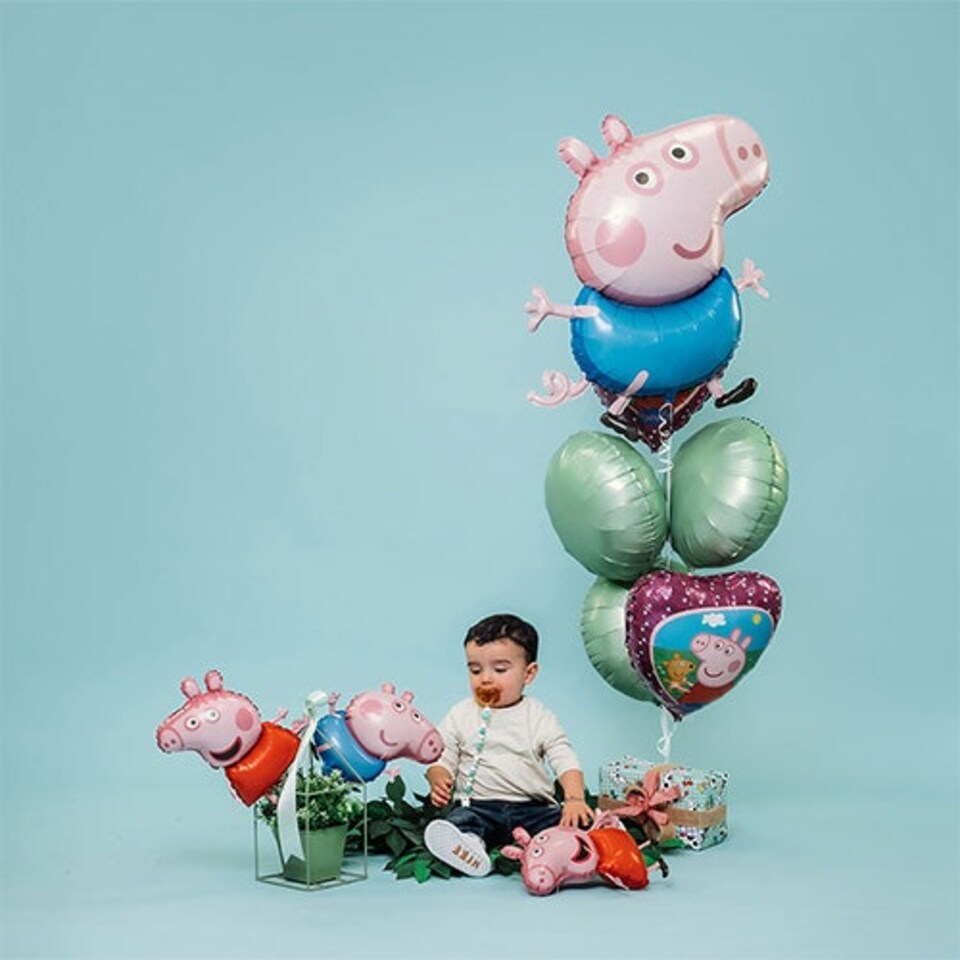 image 1 of George Peppa Pig Giant Foil Helium Balloon 76cm / 30 in