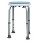 image 3 of Rotating Round Bathroom Shower Stool Swivel Chair Adjustable Non Slip Bath Seat