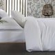 image 4 of Everyday Comfort 200 Thread Count Cotton Duvet Cover Set Silver | King