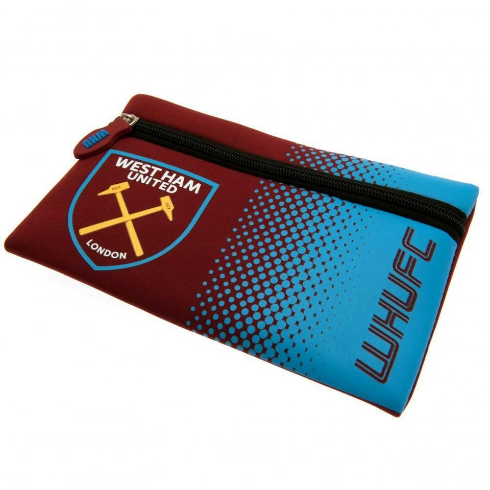 image 1 of West Ham United FC Pencil Case - Red/Blue - One Size