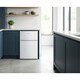 image 8 of HYE 86L Under Counter Fridge Freezer, Freestanding, 49cm, White - RF01UCFF85W13