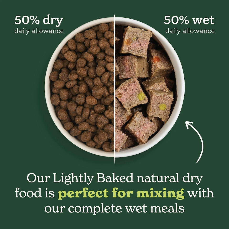 image 1 of 2kg Lightly Baked Lamb Dry Dog Food