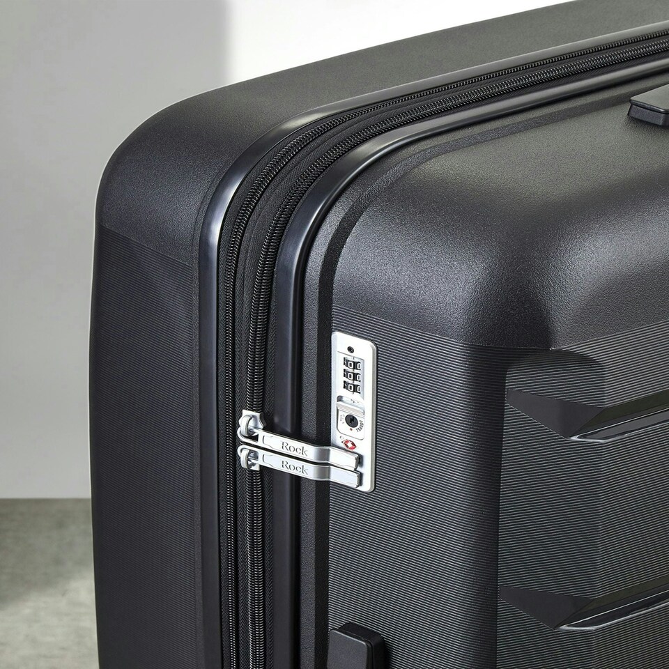 image 1 of Rock Tulum Medium Suitcase Black | Black | Medium