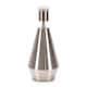 image 1 of ValueLights Jax Brushed Chrome Metal Pear Shaped Touch Table Lamp Base