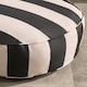 image 2 of OHS Stripe Round Outdoor Garden Cushion Water Resistant | Multi | Black/Cream