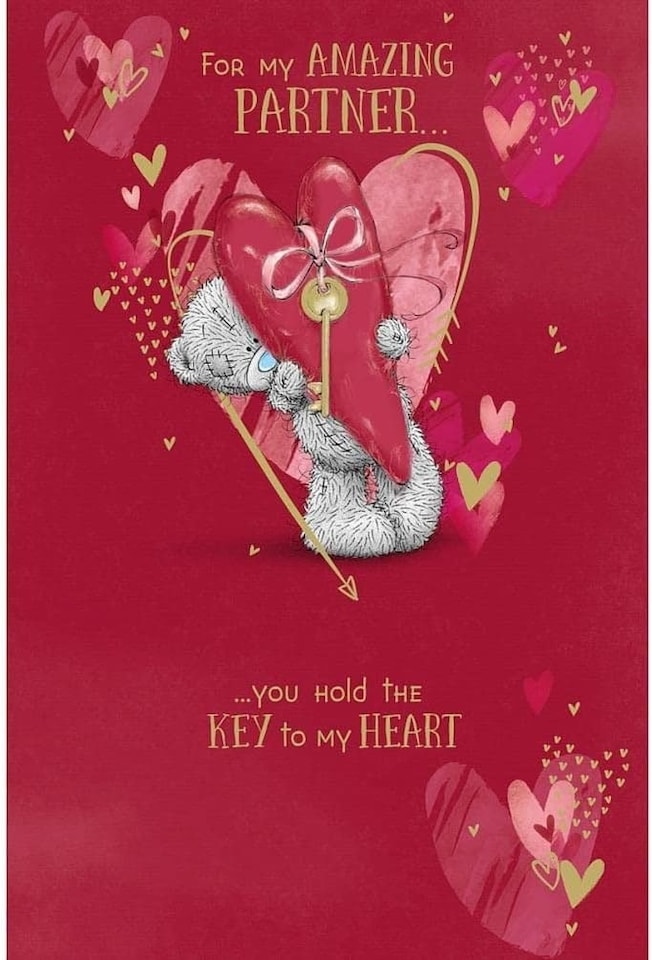 image 1 of Me To You Bear Amazing Partner Valentine's Day Card