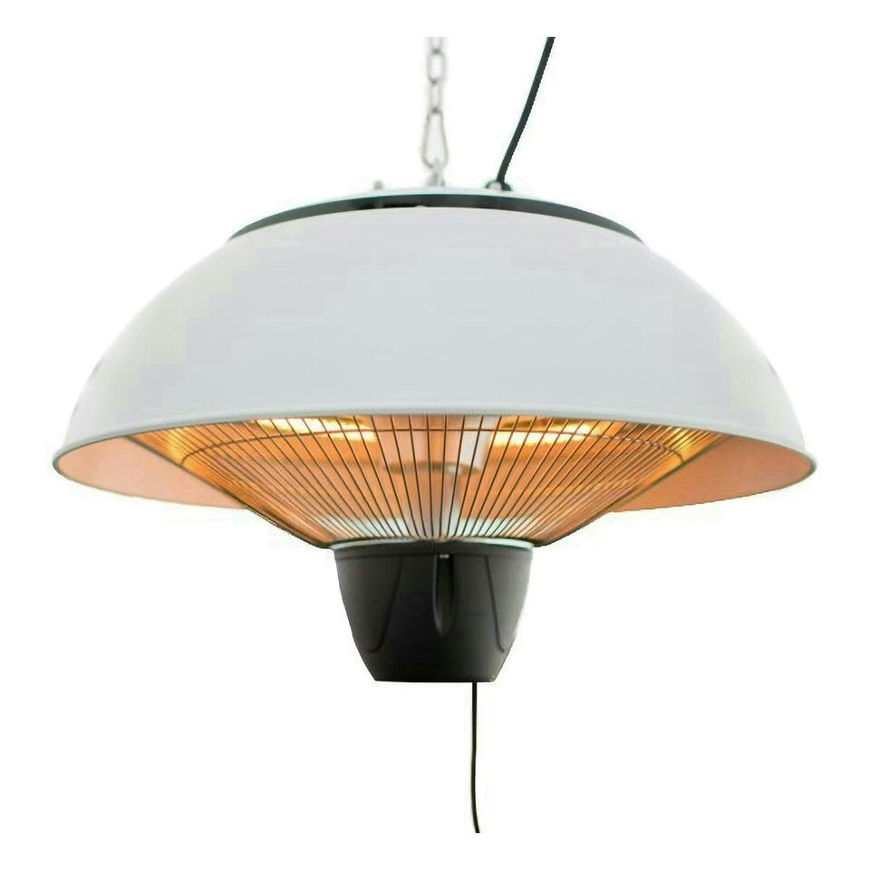 image 1 of Patio Heater in White Infrared Hanging 1.5kW IP34