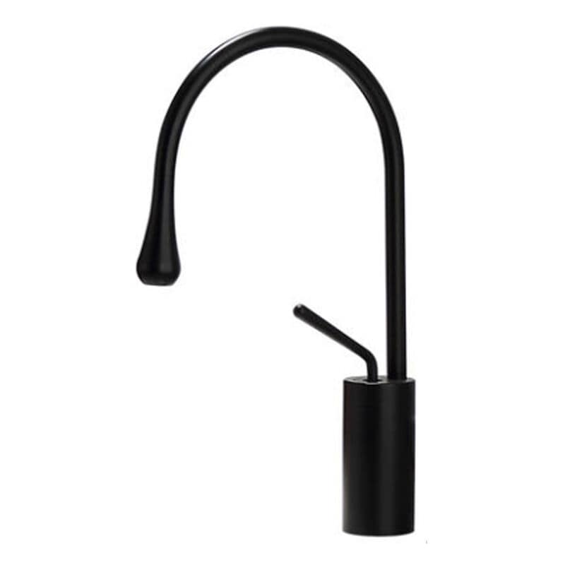Solid brass black bathroom faucet, tall mixer tap, deck mount bathroom sink faucet