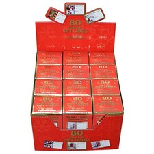 Pack of 80 Goldfoil Adhesive Labels