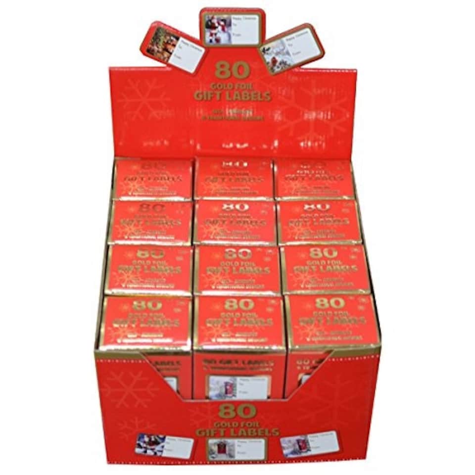 image 1 of Pack of 80 Goldfoil Adhesive Labels