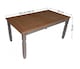 image 2 of Mercers Furniture Corona Grey Wax Small Extending Dining Table Solid Wood Pine Wooden Kitchen with Mexican Styling