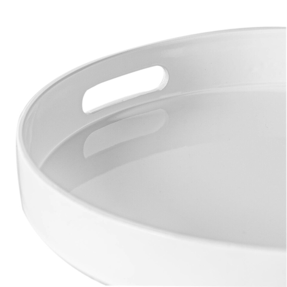 image 1 of Argon Tableware Round Serving Tray - 33cm - White White