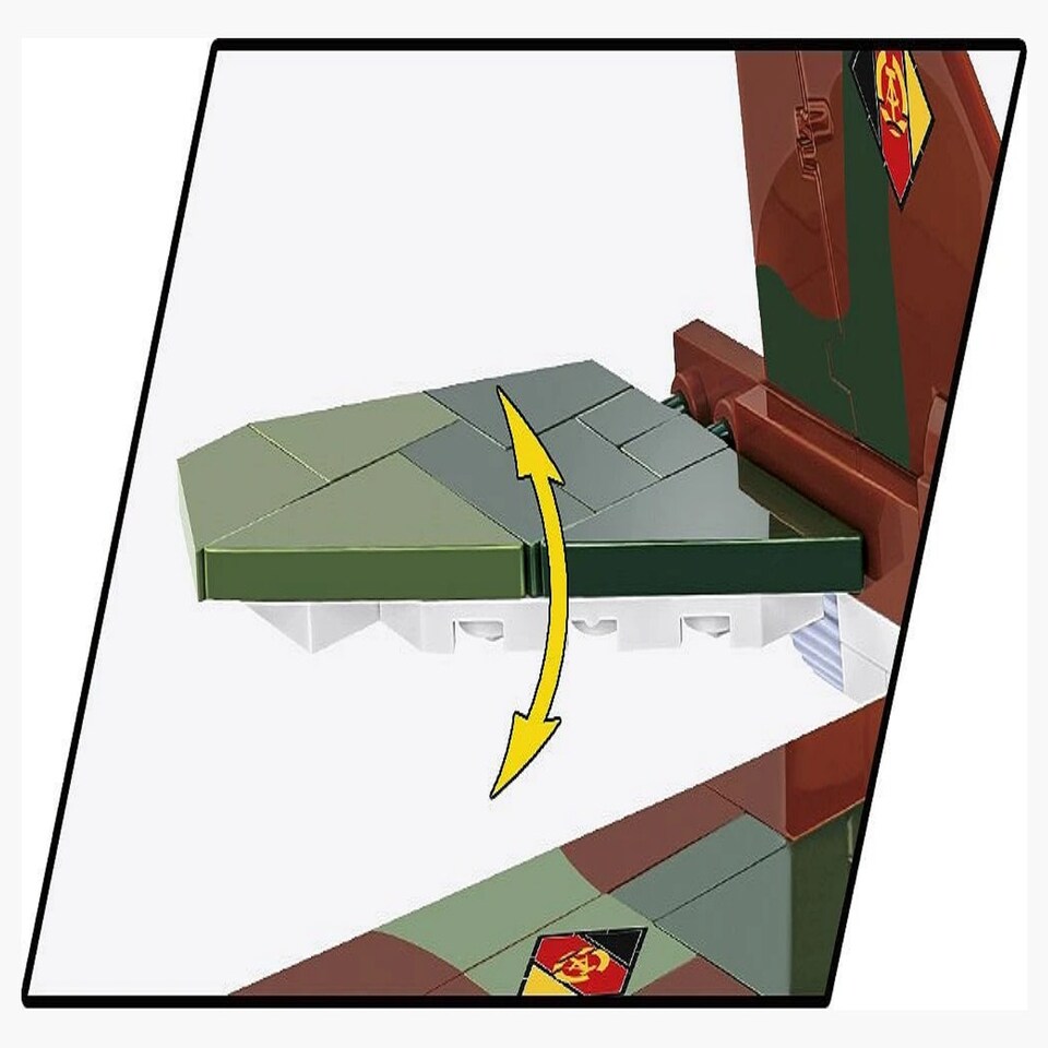 image 1 of MIG 29 DDR brick plane model - COBI 5851 - 590 bricks