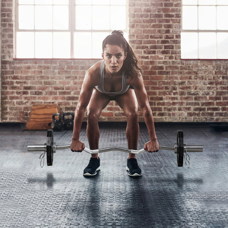 image 1 of SPORTNOW Olympic Weight Plates Set with 5cm Holes for Home Gym, 2 x 5kg