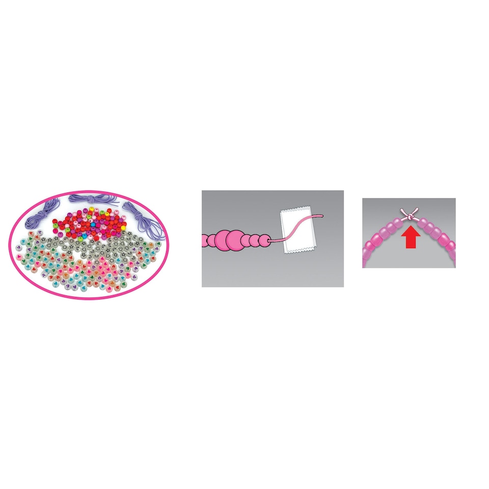 image 1 of Beginner Bead Jewellery Glow In The Dark Kit