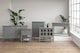 image 5 of Franklin Console Table with 2 Drawers Grey | Grey | Grey