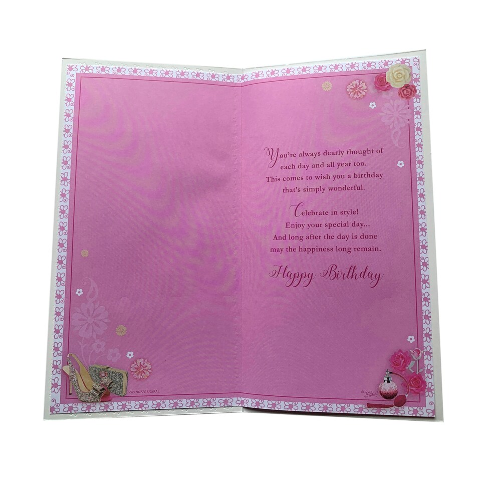 image 1 of Happy Birthday Daughter-In-Law Soft Whispers Card