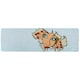 image 1 of woman looking through torn paper background. Comic cartoon pop art retro Designer (Runner Rug)