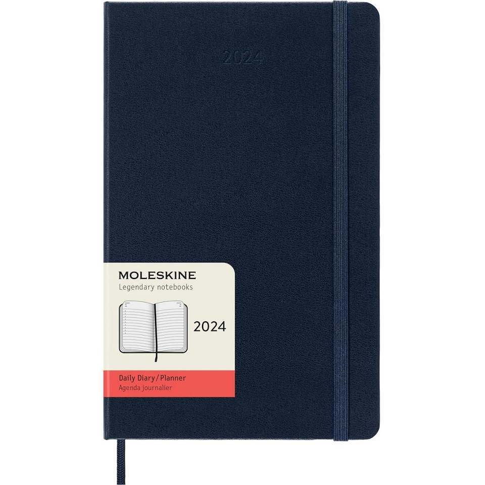 image 1 of Moleskine 12M Daily L Planner - Sapphire Blue - One Size