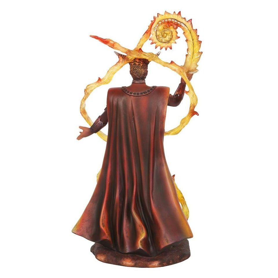 image 1 of Anne Stokes Fire Elemental Wizard Collectable Figurine - Multicoloured - One Size