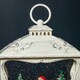 image 4 of 26cm Dual Power White Christmas Glitter Water Spinner with Santa Scene and LEDs