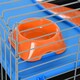 image 8 of PawHut 89cm Small Animal Cage for Rabbit Guinea Pig w/ Food Dish Black
