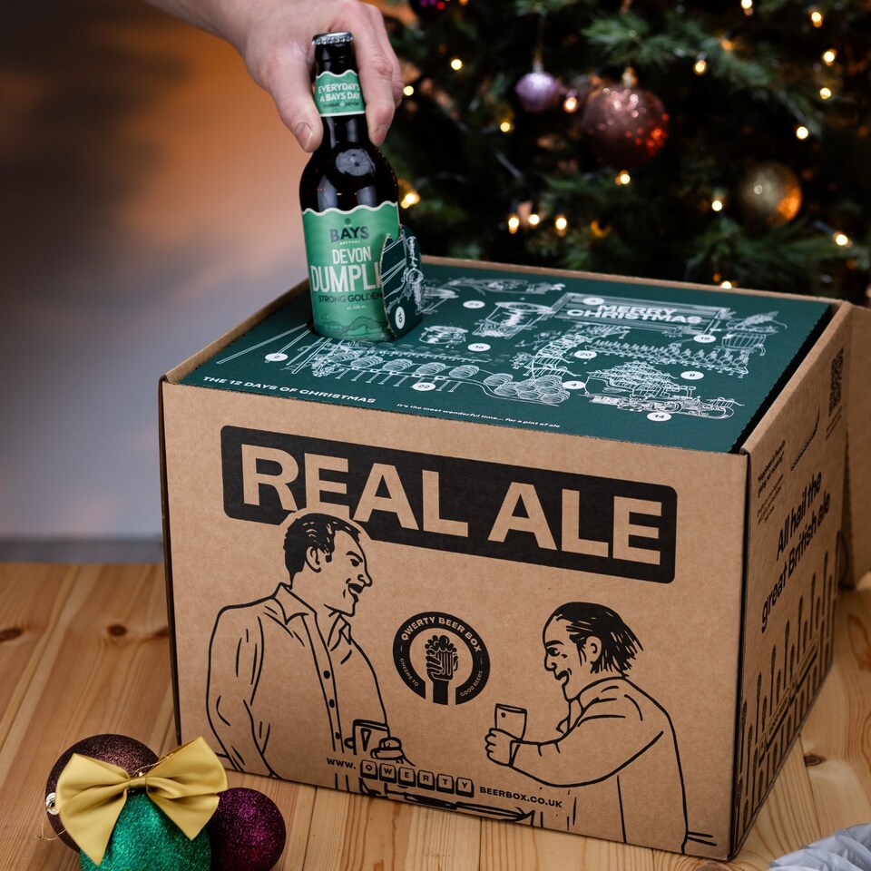 image 1 of QWERTY Beer Box Real Ale Advent Calendar 2025