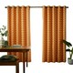 image 4 of Orla Kiely Linear Stem Curtains - Burnt Orange - 168x183cm