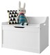 image 4 of Lola Toy Box Storage Organiser in Classic White | White | 1