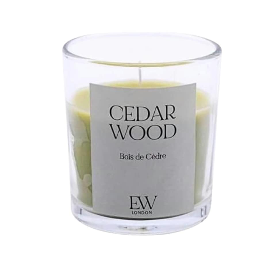 image 1 of Marco Paul Cedarwood Scented Glass Candle 8cm