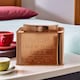 image 1 of Maison by Premier Chai Square Copper Finish Cake Canister