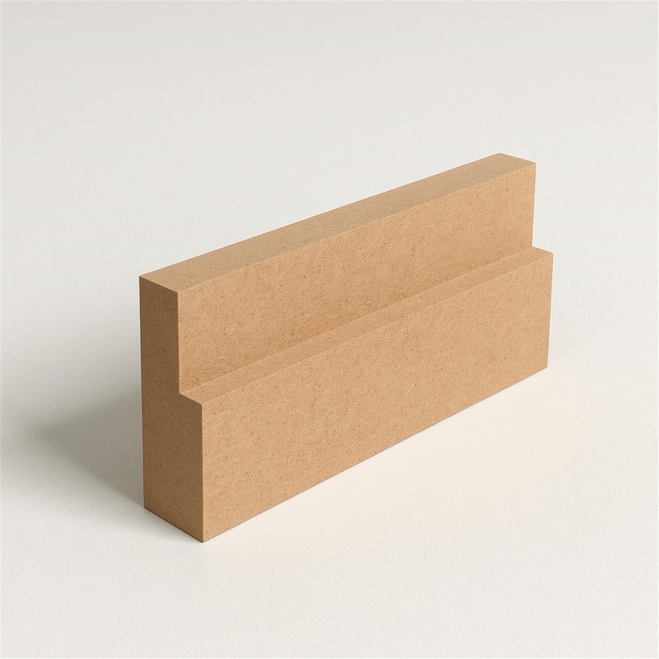 Pack of 10 (Total 10 Units) - Moisture Resistant MDF 1 Step Architrave - 25mm (T) x 69mm (H) x 2440mm (L)