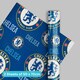 image 2 of Chelsea FC 2 Sheets & 2 Tags Gift Wrap