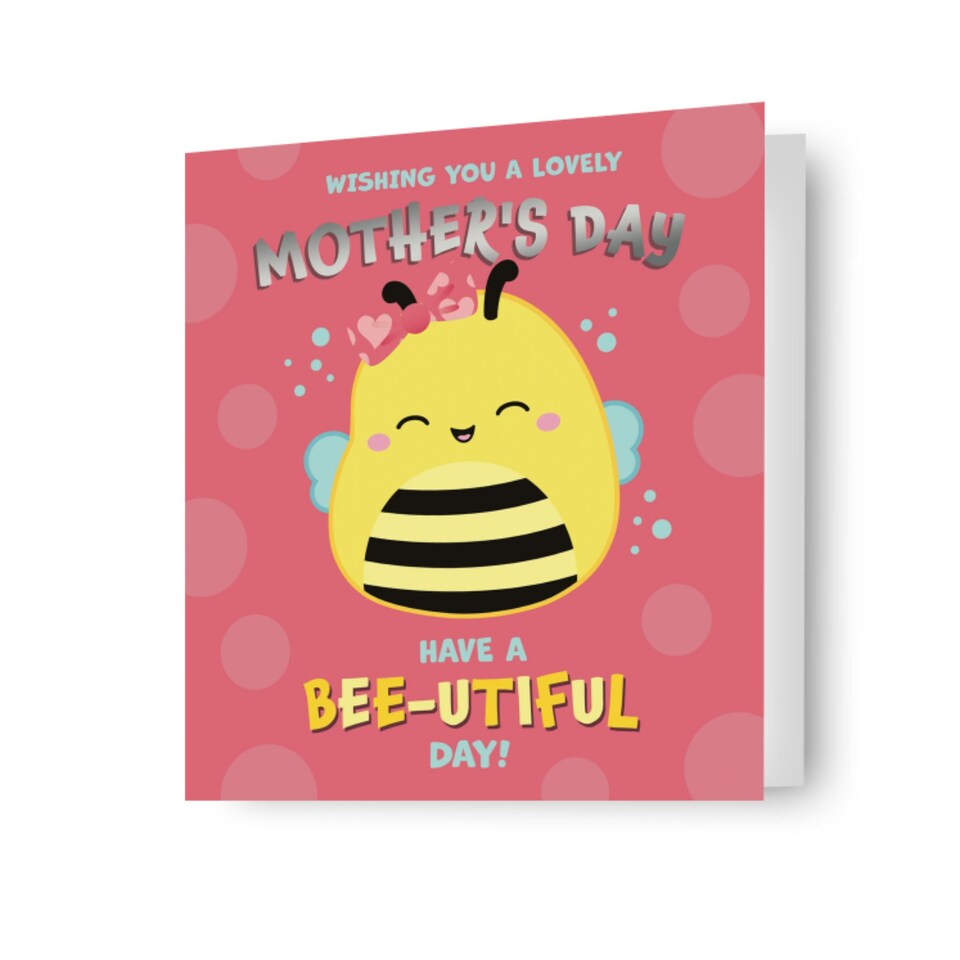 image 1 of Squishmallows Bee-Utiful Mother's Day Card