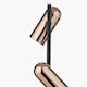 image 9 of Black and Rose Gold Metal LED Floor Lamp Black | Rose gold